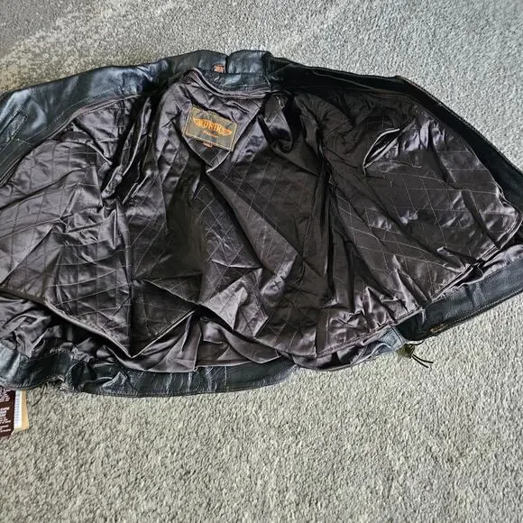 Vintage Unik Biker Jacket USAZip Outer LinerXXLChest 44